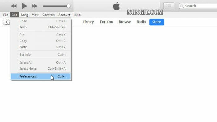 โปรแกรม iTunes
