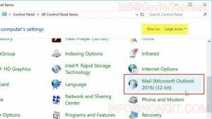 วิธีลบ Profile หรือ E-mail account ใน Microsoft Outlook - NONGIT.COM