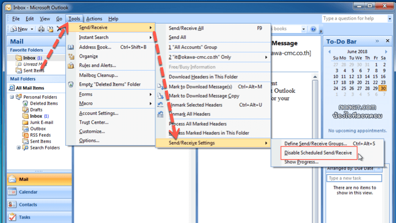 office 365 contacts not populating in outlook 2007