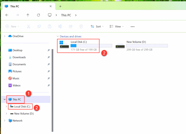 ภาพแสดงตำแหน่งไดเรกทอรี Desktop เดิมใน Windows
