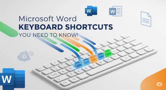 รูปภาพบทความ รวมปุ่มลัด คีย์บอร์ด (Keyboard Shortcuts) Microsoft Word