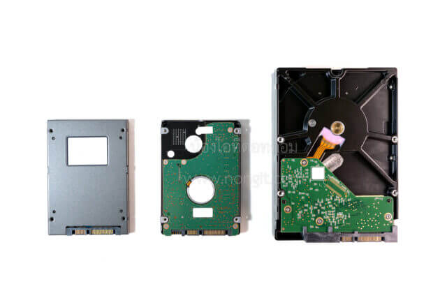 ฮาร์ดดิสก์แบบ HDD เทียบกับ SSD NVMe ซึ่งมีผลต่อความเร็วและการจัดการ partition