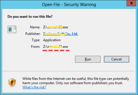 Open File Security Warning 8