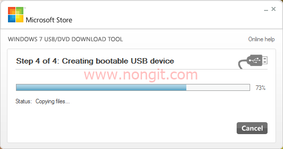 Windows 7 USB DVD Download Tool 10