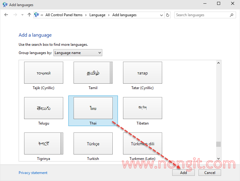 add-language-thai-windows-10-4