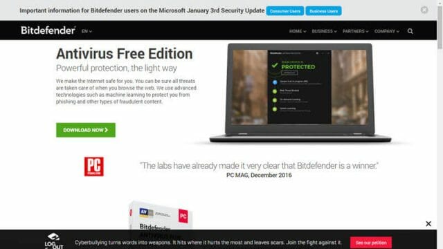 Bitdefender Antivirus Free Edition