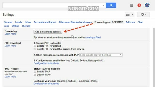 ตั้งค่า Forward อีเมล Gmail