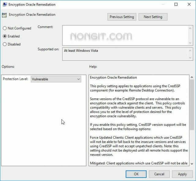 Encryption Oracle Remediation