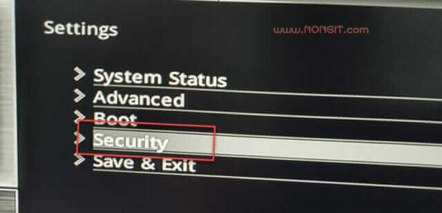 ตั้งค่า Security msi z390