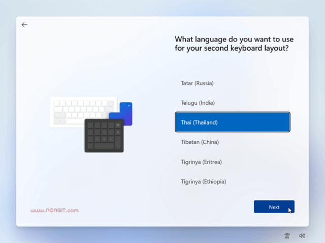 add keyboard layout Thai (Thailand)