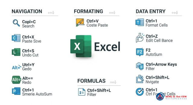 รวมคีย์ลัด Excel (Shortcut Excel) ที่จำเป็นสำหรับการทำงานให้รวดเร็วขึ้น