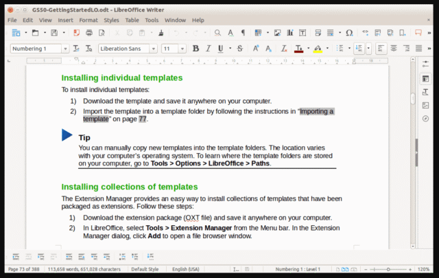 โปรแกรม LibreOffice Writer โปรแกรมเอกสารฟรีทดแทน Microsoft Word