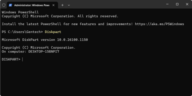 คู่มือ Diskpart แสดงวิธีใช้งาน command line tool เพื่อจัดการพาร์ติชั่นใน Windows