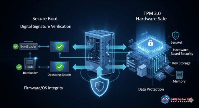 การทำงานร่วมกันของ TPM 2.0 และ Secure Boot ใน Windows 11